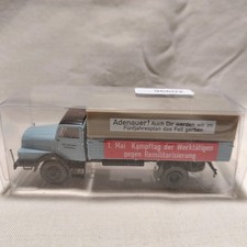 mes-96602	Brekina 1:87 IFA H6 1. Mai Kampftag der Werktätigen sehr guter Zustand