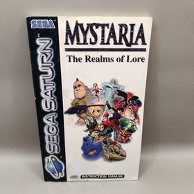 Mystaria The Realms Of Lore Sega Saturn Game Complete CIB