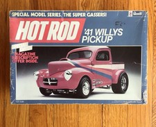 Revell Hot Rod 125 Scale Kit 41 Willys Pickup 31221 Missing Window Material
