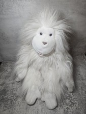 Dakin 1986 White Orangutan Monkey Ape Plush Stuffed Puppet Toy 20" EUC