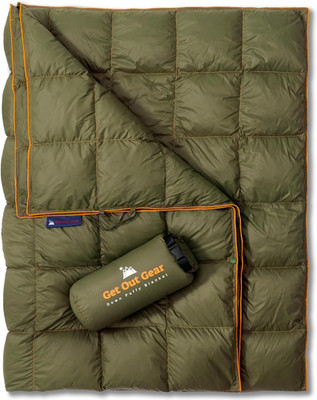 Get Out Gear down Camping Blanket - Puffy, Packable, Lightweight and Warm | Idea