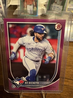 2025 Bowman Bo Bichette #92 Fuchsia /299 Toronto Blue Jays