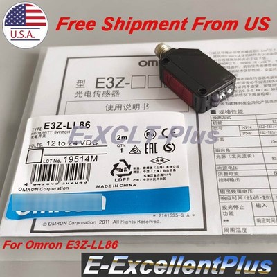 1PCS New For Omron E3Z-LL86 E3ZLL86 Photoelectric Switch Sensor 12-24VDC NPN USA