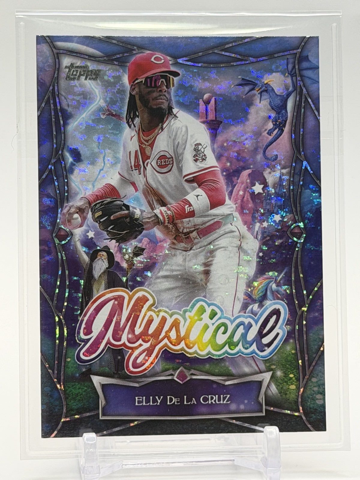 Elly De La Cruz #MYS-5 Baseball Cards 2025 Topps Update Mystical trading card — raw and PSA graded price guide