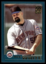Rick White 2001 Topps #658 New York Mets MLB READ FREE SHIPPING AutographDen