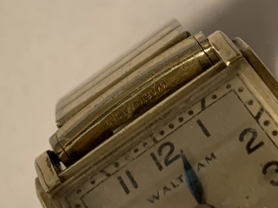 Vintage Waltham Manual Wind Watch 10kt Gold Filled Apex Case Convex Crystal  - Image 3 of 4