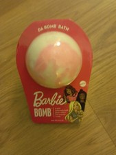 New Da Bomb Bath Fizzers Barbie Pink Swirl Bath Bomb - 7oz Pink Lemonade