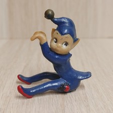 Vintage Pixie Elf With Ladybug Figurine Mini ...