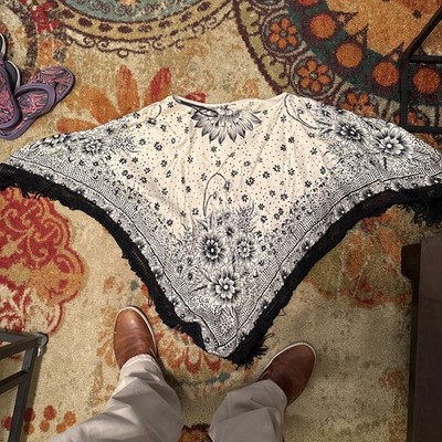Vintage Rampage Women s Pancho Top One Size