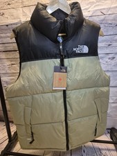 North Face Gilet Jacket Green Large 