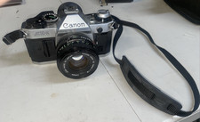 CANON AE-1 WITH 50MM LENS NECK STRAP
