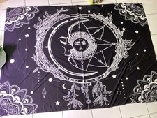Moon Sun Design Wall Hanging Tapestry Background Cloth Home Decor Bedroom