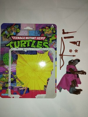 Splinter, TMNT Turtles, Playmates, Vintage 1988, Komplett mit Cardback