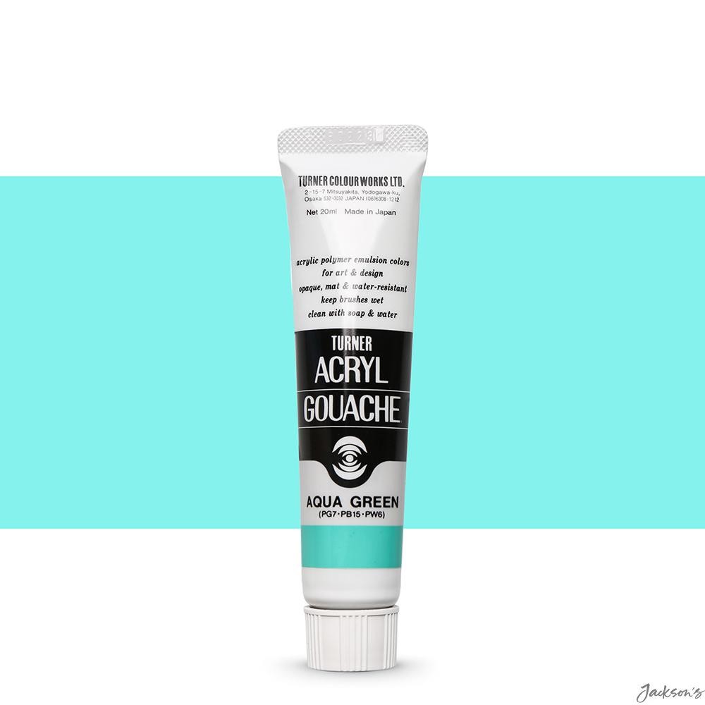 Turner Acryl Gouache Paint Acrylic 20ml Aqua Green 141 For Artists