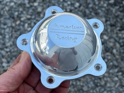 AMERICAN RACING TORQ THRUST CUSTOM WHEEL CENTER CAP POLISHED ALLOY SC-181A