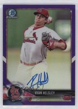 2018 Bowman Chrome Prospect Purple Refractor /250 Ryan Helsley #CPA-RH Auto 1q5