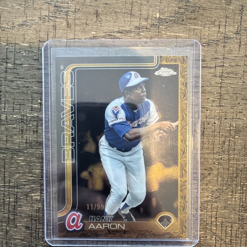 2025 Topps Gilded Collection #100 Hank Aaron | Baseball Card