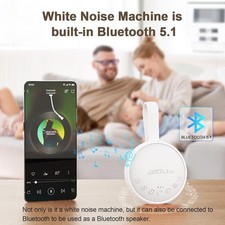 Baby White Noise Sound Machine for Newborns and Infants Portable Sleep Soother N
