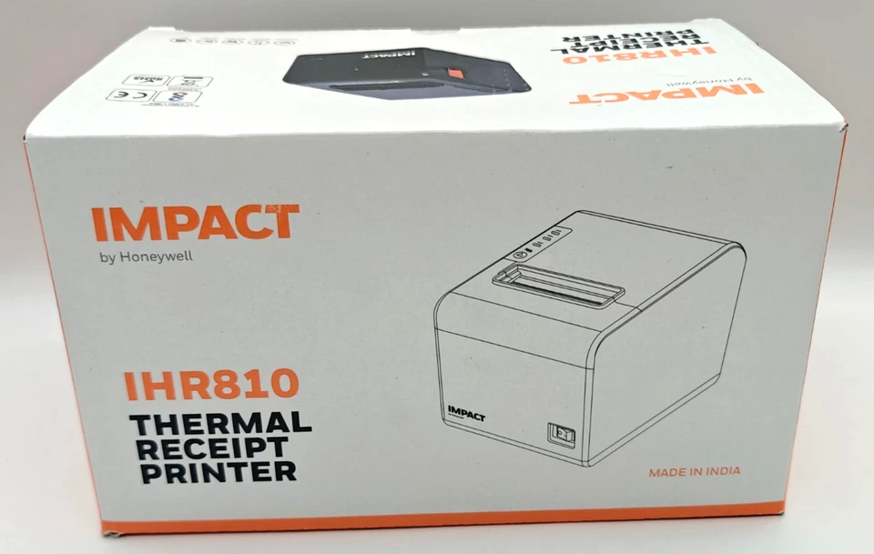 Honeywell IHR810 Thermal Receipt Printer 80mm High Speed 260mm/s USB/Serial/LAN - Image 1 of 4