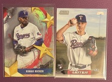 2024/25 TOPPS STARS OF MLB STADIUM CLUB ROOKIES JACK LEITER KUMAR ROCKER RANGERS