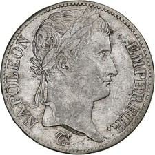 [#1307681] France, Napoleon I, 5 Francs, 1812, Limoges, Silver, AU, Gadoury:584