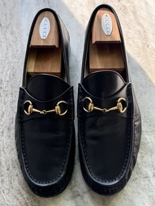 MOCASSIN GUCCI 1953 HORSEBIT 13 / 13,5 NOIR CUIR JORDAAN HORSEBIT