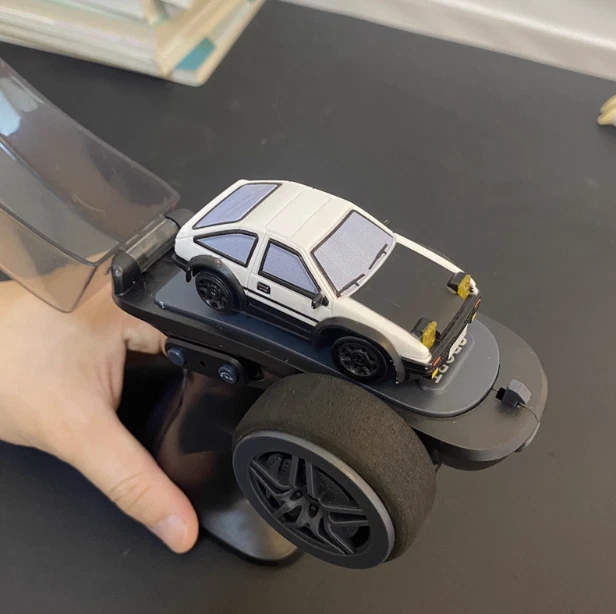 Mini drift remote control car AE86 scaled 1:64 miniature car for boy as a gift - Image 4 of 4