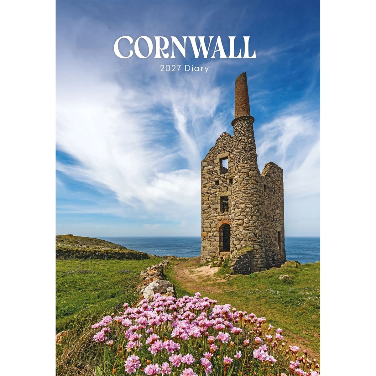Cornwall A6 Diary 2027, General Diaries, Week To View, Travel, Gift