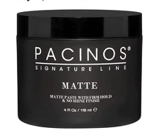 Pacinos Matte Hair Paste-Firm Hold,No Shine,Sculpting & Styling Wax,Long Lasting