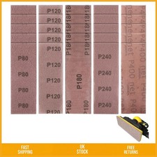 Dust Free Mesh Sanding Sheets Assorted Grits 70x198mm 25 Piece Pack
