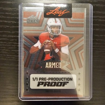 Jadyn Davis 2024 Leaf Metal Armed & Dangerous Clear Pre-Production Proofs #/1