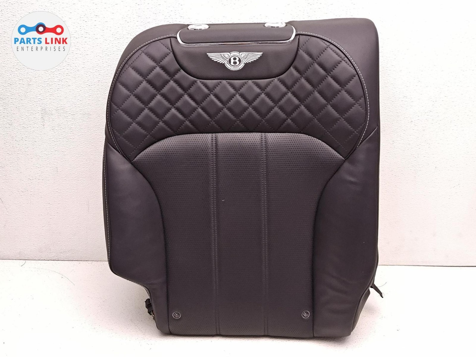 2016-20 BENTLEY BENTAYGA REAR RIGHT SEAT COVER BACK TOP CUSHION EBONY LEATHER