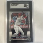 2023 Bowman Chrome Shohei Ohtani #67 SGC 10 Los Angeles Angels Baseball Card