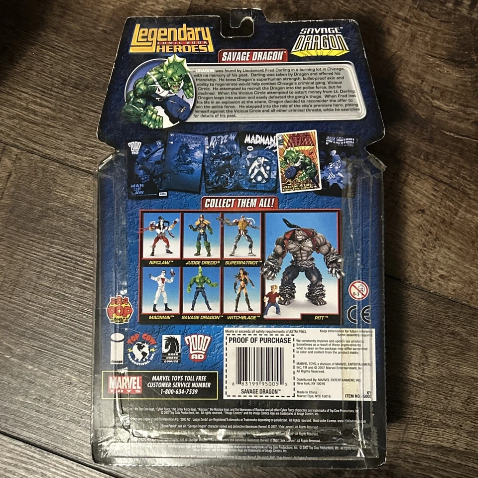 Dark Horse Comics 2007 legendario cómic héroes Savage Dragon nuevo en caja excelente estado Foto 2 de 4