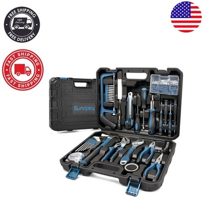 Luxury 148-Piece Home Tool Kit   Portable Repair Set with Ratcheting Screwdriver