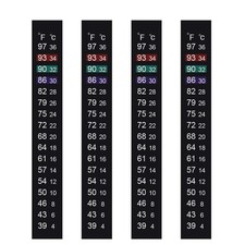 Aquarium Thermometer Strips, Adhesive Kombucha Beer Brewing Temperature Strip...