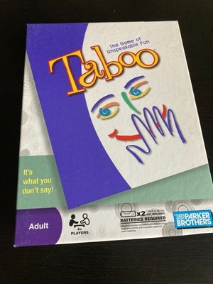 Hasbro TABOO The Game of Unspeakable Fun 2009