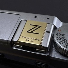 Hot Shoe Cover Shutter Release Button brass Z Suitable for Nikon, Canon, Sony