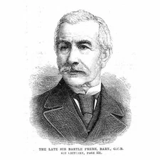 Sir Bartle Frere British Colonial Administrator - Antique Print 1884