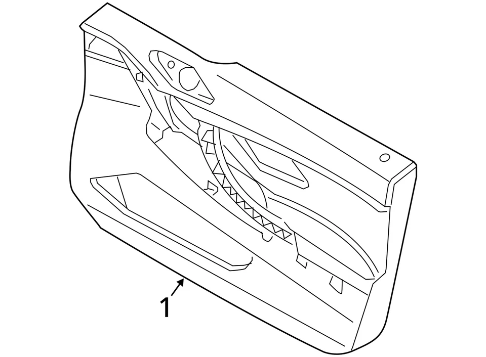 13-15 BMW 640i 650i Gran Coupe Front Door Panel Right Zimtbraun OEM Used Foto 4 de 4