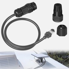 2-Foot Ethernet Adapter Cable for Starlink Gen 3/Mini Standard to RJ45 Coupler