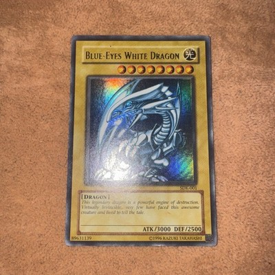 YUGIOH Blue-Eyes White Dragon SDK-001 ORIGINAL STARTER DECK KAIBA ULTRA LP  #6 | eBay