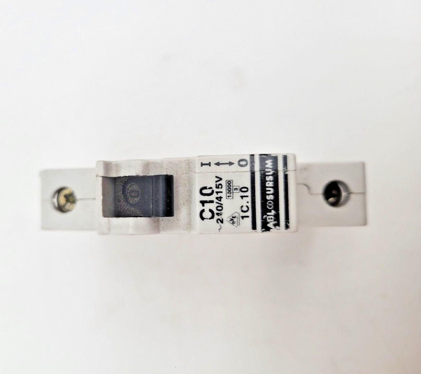 ABL Sursum C10-1595D	Lot of 2 Circuit Breaker 10A 277V 1Pole Fully Functional