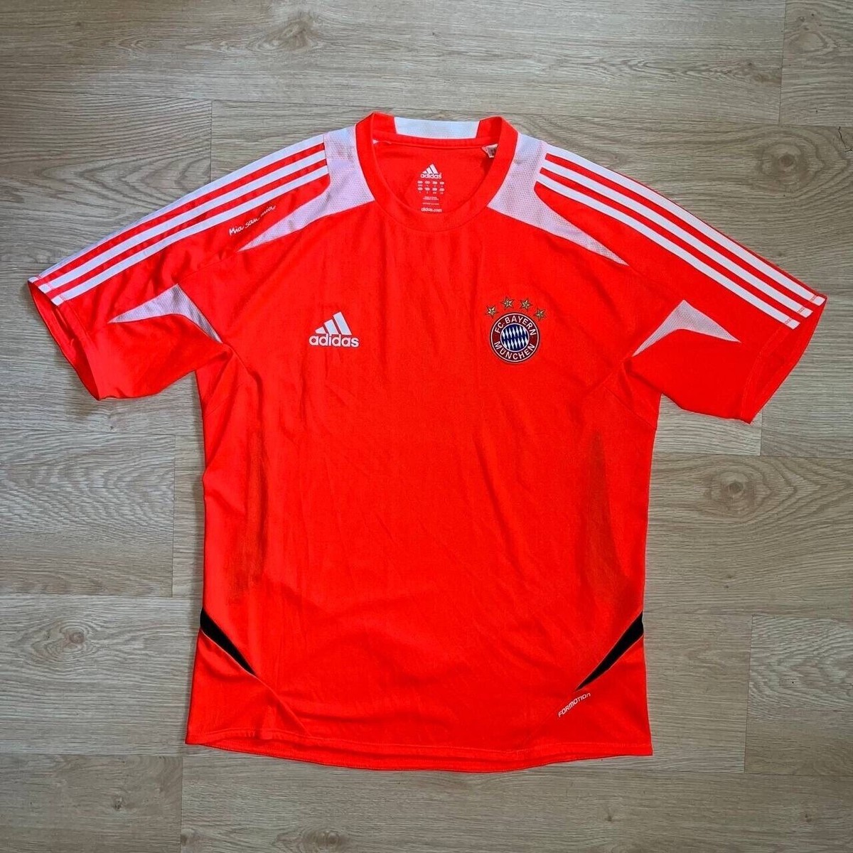BAYERN MUNICH ADIDAS FORMOTION 2012/2013 TRAINING JERSEY SIZE “L