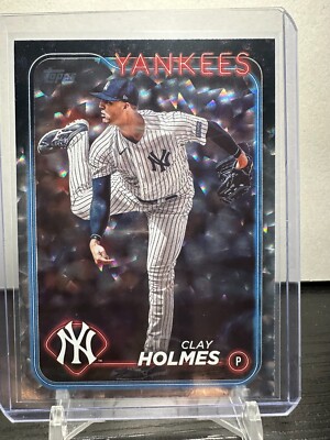 2024 Topps Clay Holmes ''Silver Foilboard SP'' (New York Yankees) #247