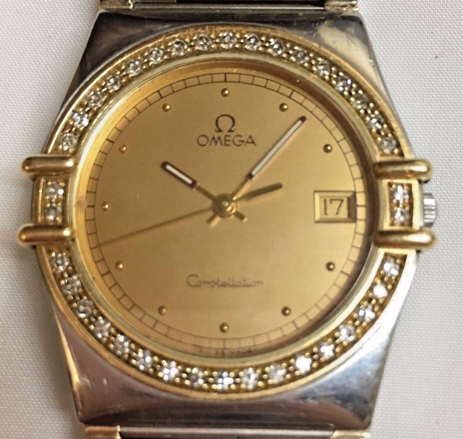 Women's OMEGA Constellation 1448 Diamond Bezel, S. Steel and 18k gold 34mm image 2