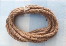 Natural Hessian Jute Rope Rustic String - 3-7mm Thickness - Crafting