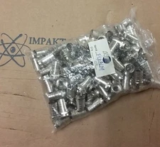 F56AL Coaxial Video Cable Crimp-On F Type RG56U Connectors - 100 pcs