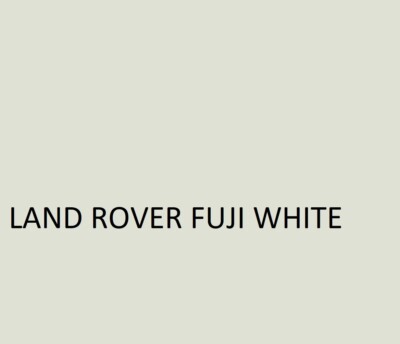 LAND ROVER FUJI WHITE Maschinenausrüstung Emaille Glanzlack