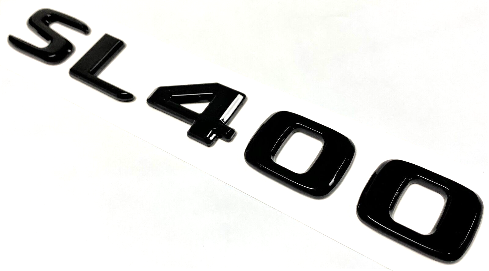 GLOSS SL400 BLACK FOR MERCEDES REAR TRUNK EMBLEM BADGE NAMEPLATE DECAL LETTERS